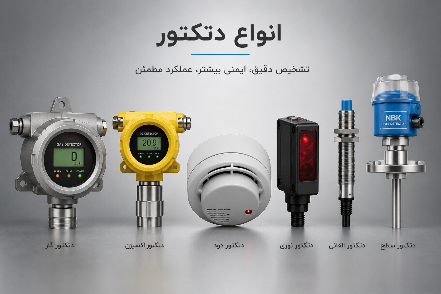 انواع دتکتور