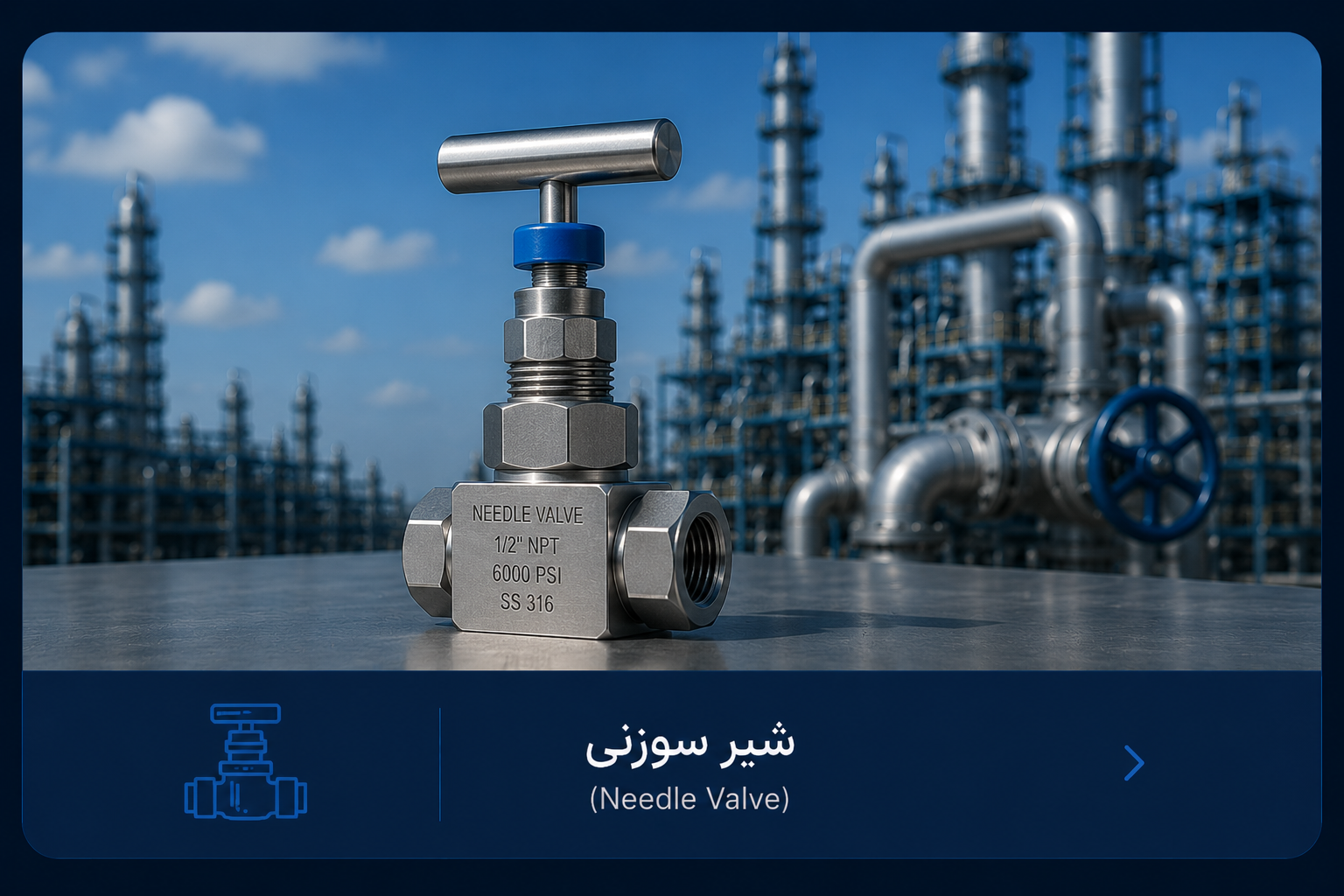 شیر سوزنی (Needle Valve)
