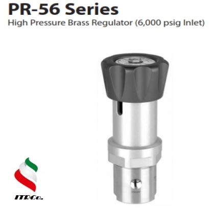 High Pressure Brass Regulator (6,000 psig Inlet)